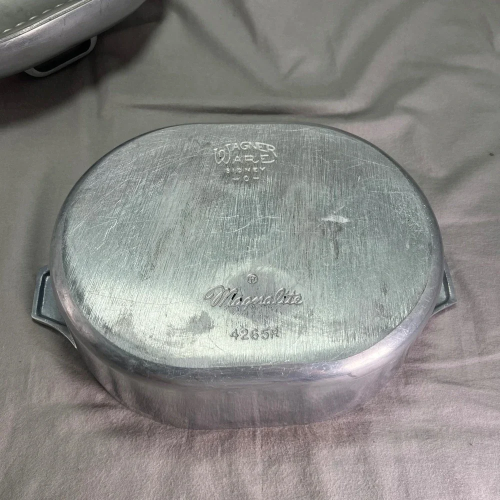 Wagner Ware Magnalite 4265P Dutch Oven Roaster & Lid Oval 8QT No Trivet Vintage